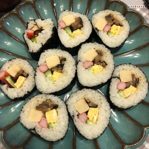 簡単酢飯で作る☆巻き寿司（恵方巻き）☆